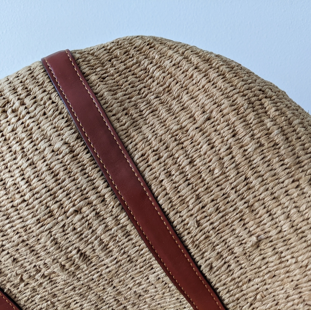 Chloe Tassel Raffia Bag - Picture 10 of 16